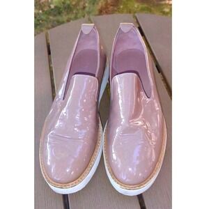 Vince Mauve Patent Leather Loafers